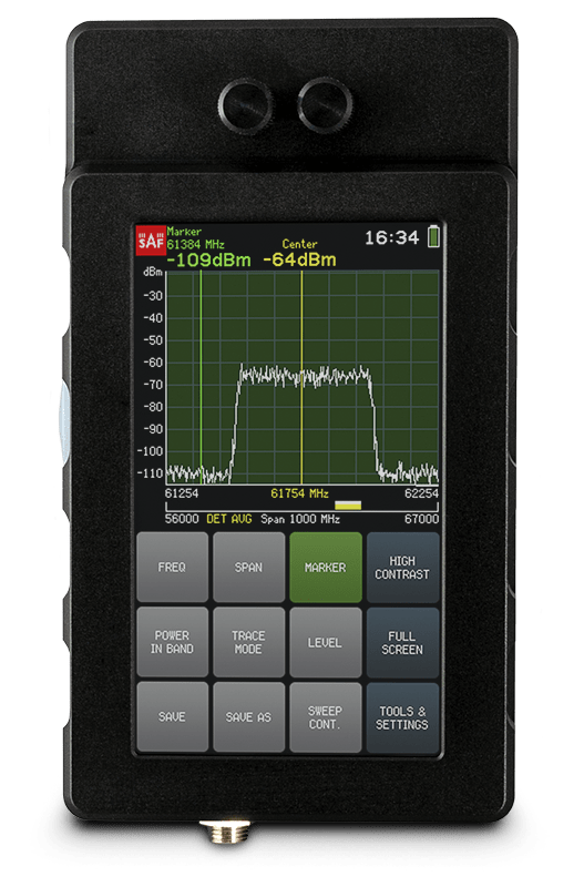 虹科56-71GHz手持式频谱分析仪| 虹科卫星与无线通信